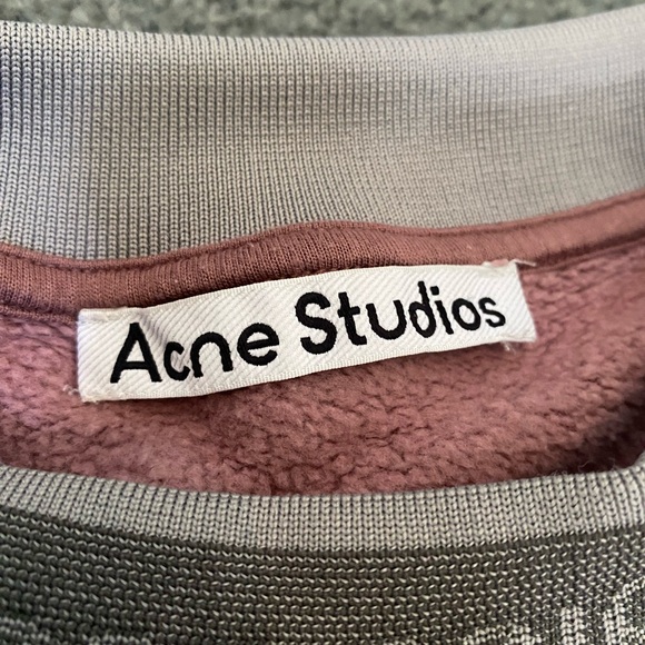 Acne Studios Logo Rib Sweatshirt - Picture 5 of 7